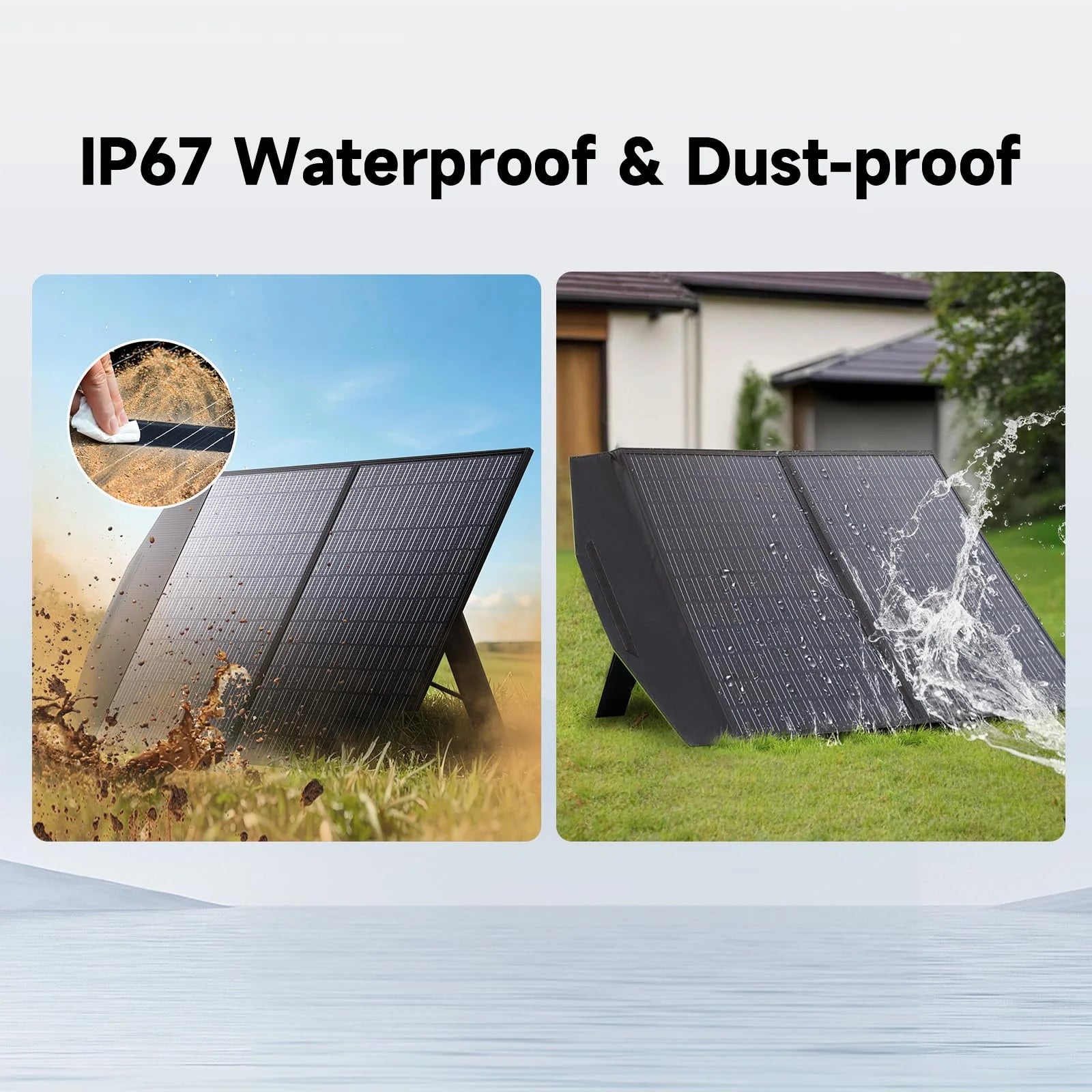 600W Continuous / 1200W Peak Portable Solar Generator with 1 Solar Panel, 299Wh Lifepo4 Portable Power Station, Solar Battery Charger for Camping, Home Backup [Shipping Separately]