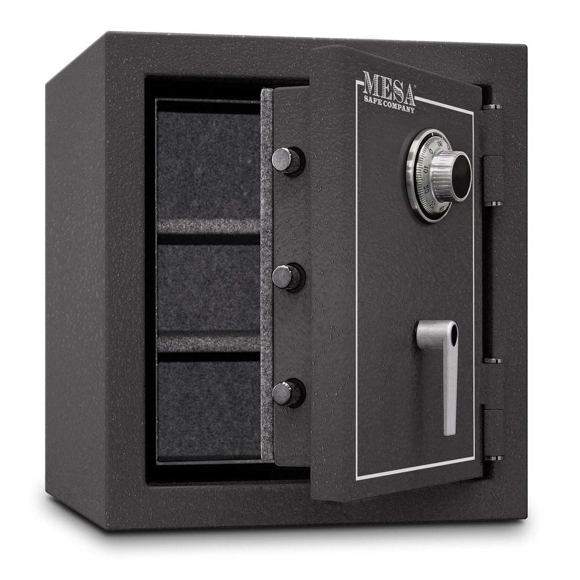 Mesa Safe MBF2020C Fire Resistant Security Safe with Mechanical Lock, Hammered Grey
